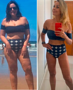 Alice Guerra, perdeu 22,5kg usando Queima Diária