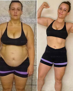 Kelly Costa 28 anos, perdeu 19kg usando Queima Diária