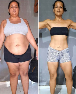 Estela dos Santos 35 anos, perdeu 40kg usando Queima Diária