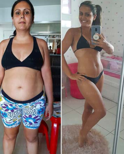 Fernanda Costa 39 anos, perdeu 20kg usando Queima Diária