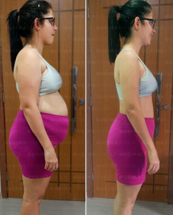 Francieli de Oliveira 29 anos, perdeu 20kg usando Queima Diária