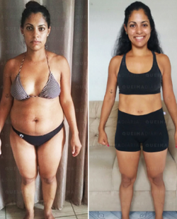 Joyce Soares 27 anos, perdeu 15kg usando Queima Diária