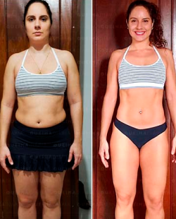 Renatha Almeida perdeu 12kg usando Queima Diária
