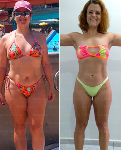 Simone Ocana 43 anos, perdeu 12kg usando Queima Diária